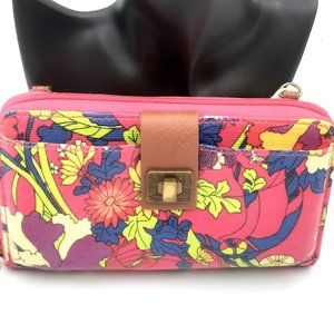 NWT Sakroots Beautiful Multi-Colored Vegan Made Crossbody or Wristlet Purse